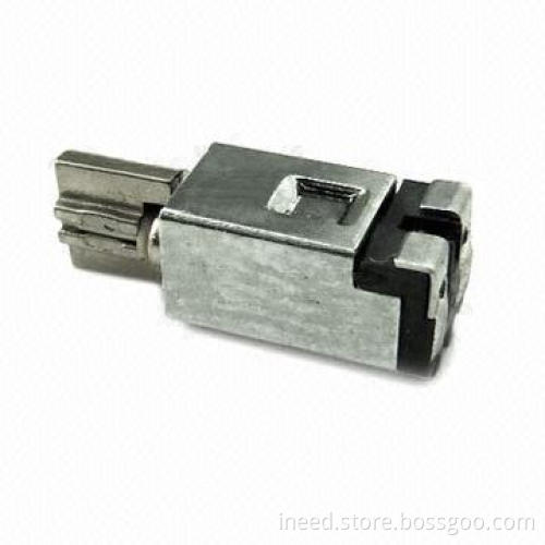 SMD Type Vibration Motor in Small Size, 3.0V DC Rated Voltage, Measures 3.4 x 4.4mm